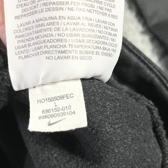 Nike Jacket Mens Large Black Lebron Ultimate Hyper Elite Therma Fit Warm Up Zip - Picture 5 of 8